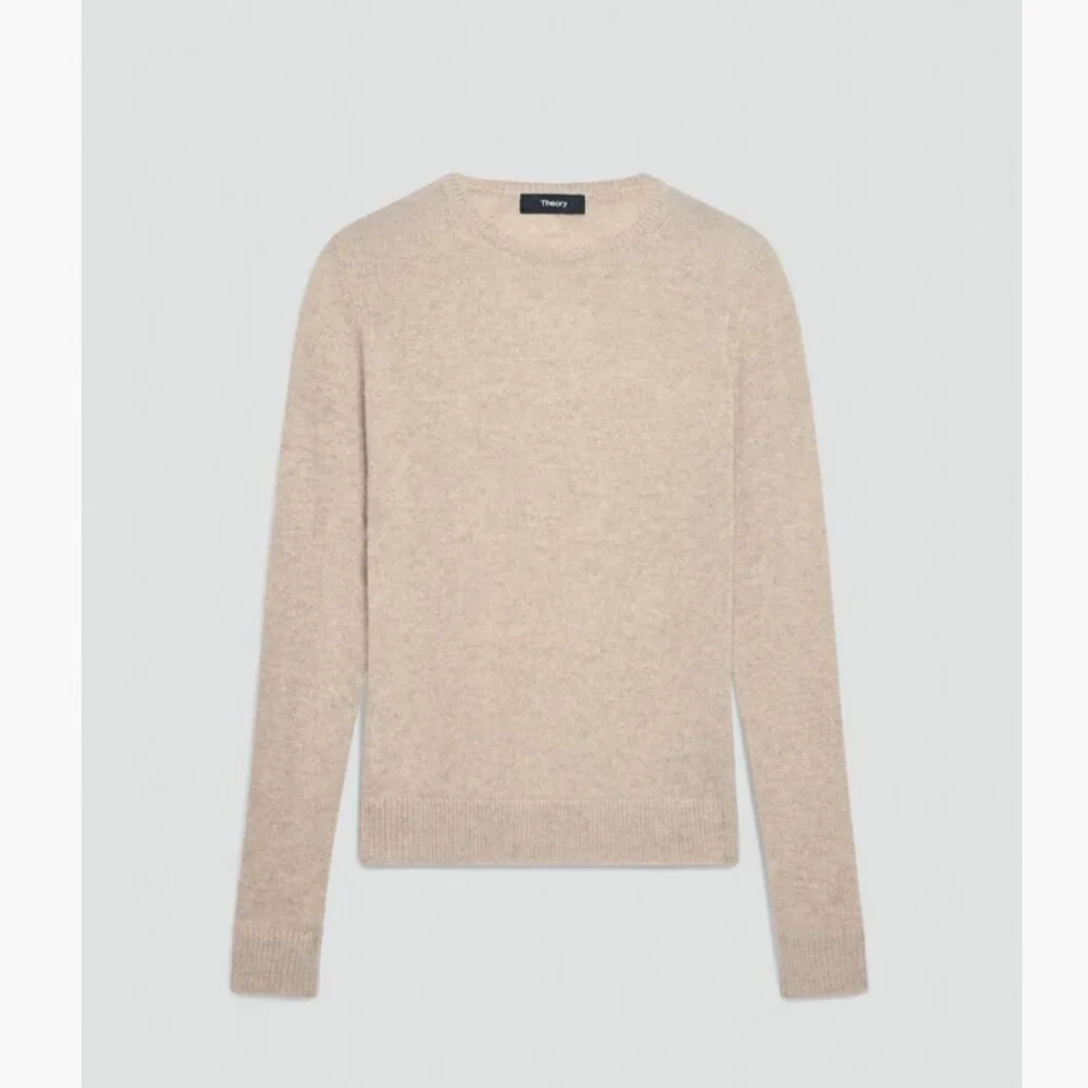 NWT Theory Kaylenna Crewneck Sweater in Feather Cashmere - Picture 4 of 6